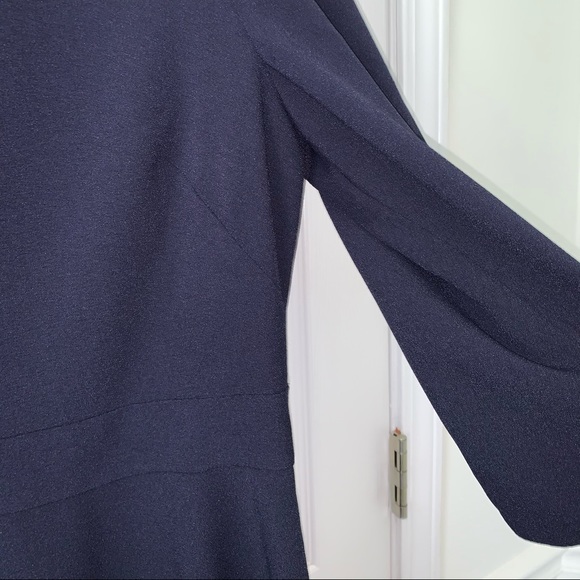 Eliza J Navy Fit and Flare Dress Size 10 - Picture 6 of 16